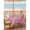 thumbnail image 2 of Outdoor Tablecloth with Umbrella Hole for Patio/Picnic/Party/Camping, Pink Marble Waterproof Table Cloth Rectangle Table Cover Washable, Modern Ombre Abstract Fluid Aesthetic Art (60"x 84"), 2 of 8