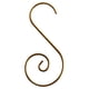 thumbnail image 1 of sweethay Ganchos en forma de S de metal Espiral Remolino Adorno Percha Árbol de Navidad Decoración Accesorios Kits de decoración para fiestas oro, 1 of 6
