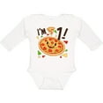 thumbnail image 3 of Inktastic I'm One Pizza Birthday Party Boys or Girls Long Sleeve Baby Bodysuit, 3 of 5
