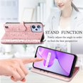thumbnail image 6 of for Blackview A55 Wallet Case, Cat Dog Cartoon Cute Style with ID Card Holder PU Leather Flip Phone Cover Case for Blackview A55 MG Rose Gold, 6 of 14