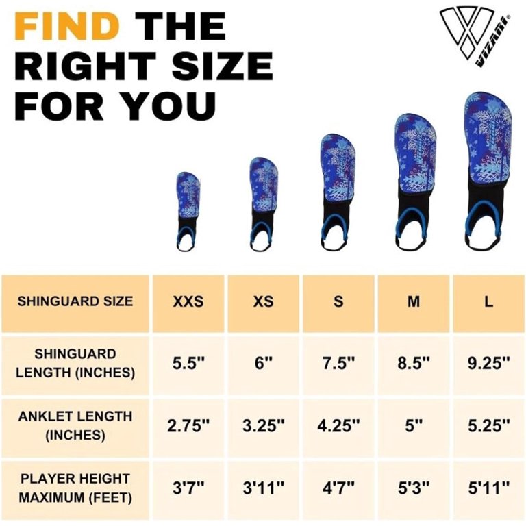 Vizari Soccer Shin Guards with Ankle Protection, Medium photo 6