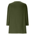 thumbnail image 6 of Breezora Girls Lightweight Open Front Cardigan Long Sleeve V Neck with Pockets Versatile Seasonal Layering Top 120 Size Blackish Green, 6 of 6