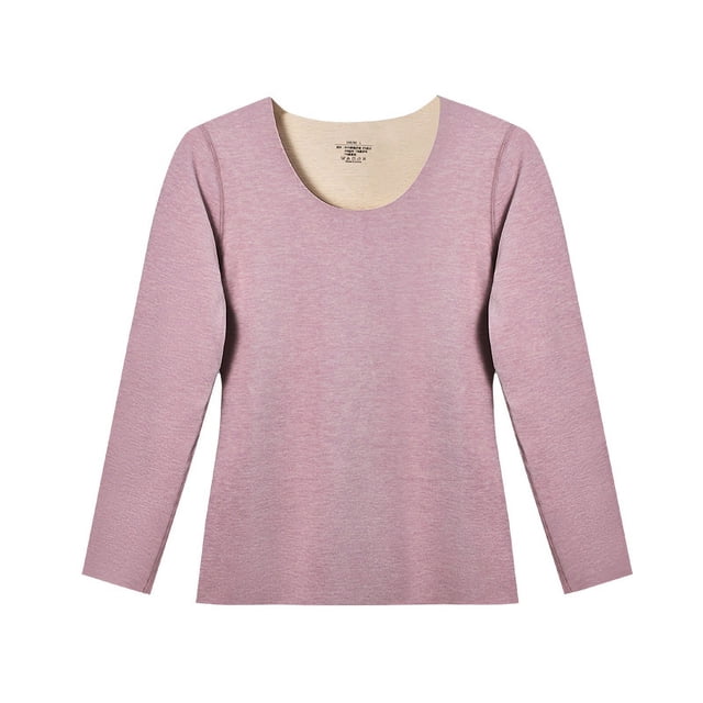 Ropa interior térmica para mujer, ropa de otoño sin costuras para mujer, forro polar, parte inferior gruesa, otoño e invierno, ropa de otoño de una pieza de lana para mujer