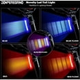 thumbnail image 3 of Luz trasera para bicicleta ultrabrillante, 36 LED COB de 200 lm con fijación de tamaño ajustable para todo tipo de bicicletas, 3 of 5
