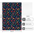 thumbnail image 2 of 2 Pcs Pioneer Flower Floral Print Pattern Kitchen Towels, Funny Microfiber Dish Towel Set, 18" X 26" Tea Towels, 2 of 6