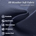 thumbnail image 5 of Kimunuk 14 Pcs Outdoor Cushion Slipcovers, Replacement Outdoor Patio Cushion Covers with 3 Size, Waterproof and Zippered, Fit for Outdoor Furniture, Patio Sofa Couch, Covers Only, Navy Blue, 5 of 7