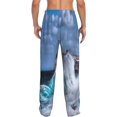 thumbnail image 3 of Balery Men'S Lighthouse In Havana Pants,Sleepwear Pants,Pajama Pants,Pj Bottoms Drawstring And Pockets-Small, 3 of 9