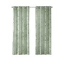 thumbnail image 4 of Palm Leaf Burnout Window Sheer Sage Green 50x84", 4 of 9