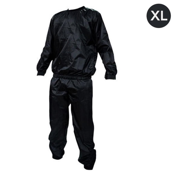 Greeniant Chándal de PVC grueso negro para trabajo pesado, traje de Sauna para el sudor, para gimnasio, ejercicio físico, quemagrasas, pérdida de peso, Ropa Deportiva, Zapatos No.2 Greeniant OD009655-02