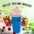 thumbnail image 3 of Slushy Ice Cream Maker Squeeze Peasy Slush Quick Cooling Cup Milkshake Bottles, 3 of 5