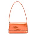 thumbnail image 1 of Bolso vagabundo para mujer PU con brillo láser en las axilas con solapa para regalo de cumpleaños (naranja), 1 of 9