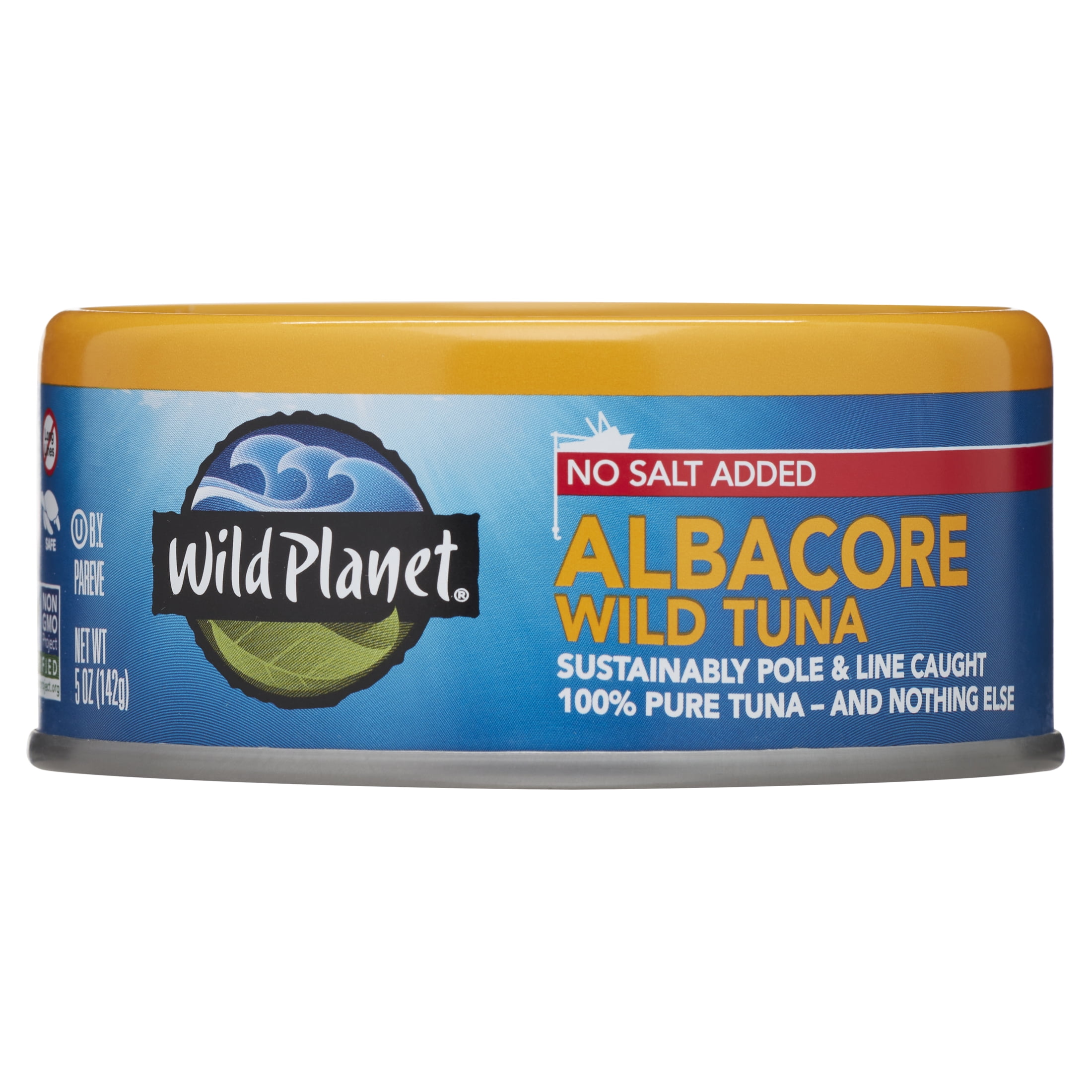 Wild Planet No Salt Added Albacore Wild Tuna, 5 Oz, 4 Count