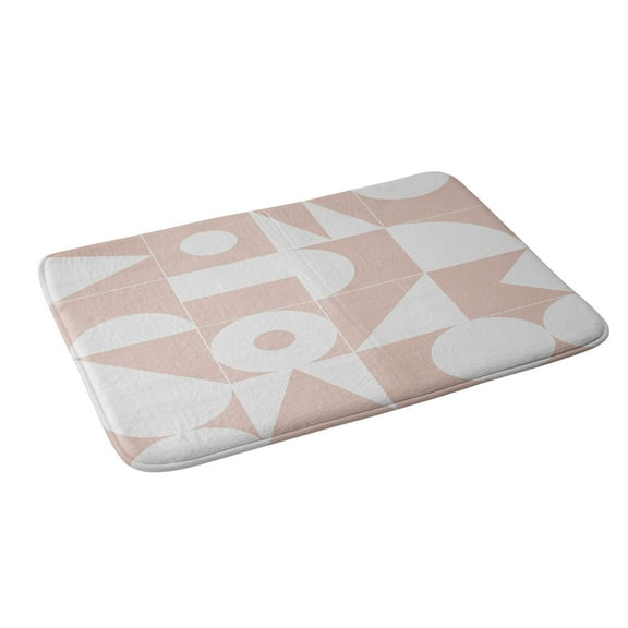 Society6 Zoltan Ratko My Favorite Geometric Pattern Bath Mat 34" x 21"