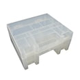 thumbnail image 1 of MasteelfCA Boîte de Rangement Portable Transparente pour Piles 18650 26650 AA AAA, Support en Plastique (Transparent), 1 of 8