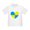 White, variant on CafePress - I Stand With Ukraine Heart T Shirt - Cute Toddler T-Shirt, 100% Cotton