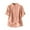 Pink, variant on WREESH Women's Cotton Linen Button Up Shirt Collared Lightweight Summer Casual Short Sleeve Top