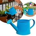 thumbnail image 4 of Junepar 17oz Compact Watering Can for Indoor Plants Flower Watering Can Metal Water Can for ndoor & Outdoor Plants Blue, 4 of 5