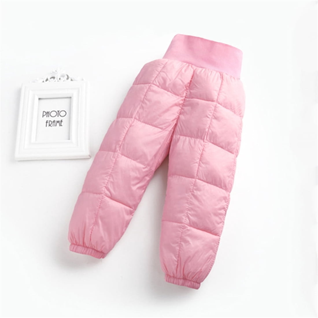 ATAIKU 6M-5T Toddler Baby Boy Girl Cute Hooded Puffer Jacket with Pants Kids Winter Snowsuit Lightweight Down Outwear