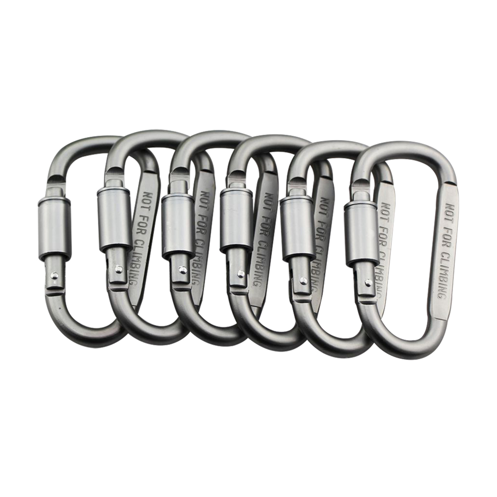 Stainless Steel Key Chain Clip Hook Buckle Keychain Climbing Ring Carabiner HOT