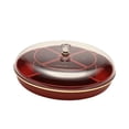 thumbnail image 4 of DimyFew Divided Serving Platter with Lid, Dustproof, Versatile, Appetizer Platter, Snack Platter for Kitchen, Household, New Year's, Holidays, Sweets, 4 of 8