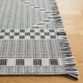 thumbnail image 3 of SAFAVIEH Augustine Heathe Trellis Area Rug, Ivory/Black, 5' x 7'7", 3 of 11