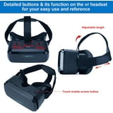 VR Headsets for Phone Cell Phone Virtual Reality headsets 3D Glasses ...