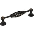 thumbnail image 1 of Jeffrey Alexander 749-128B Tuscany 5" Center To Center Birdcage Cabinet Pull - Brass, 1 of 7