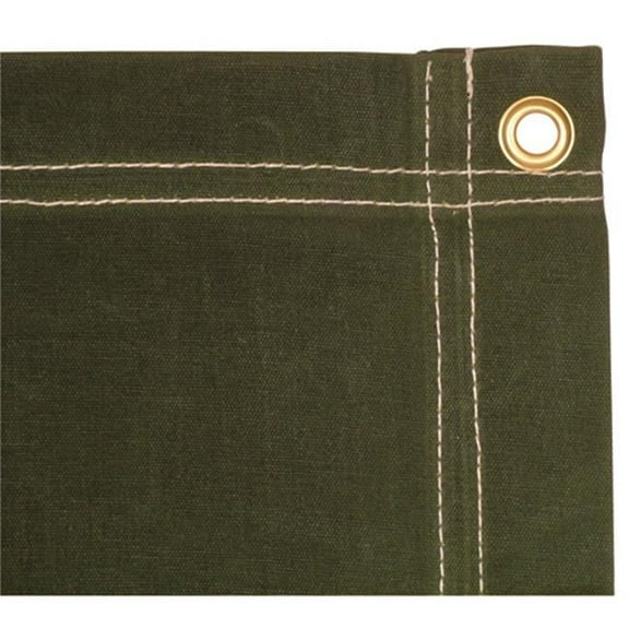 12 x 32 ft. Canvas Tarp - Olive Drab