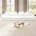 thumbnail image 6 of 4-Piece Modular Sectional Sofa 4-Seater Sofa Couch Modern Chaise Lounge for Living Room White, 6 of 9
