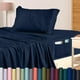 thumbnail image 1 of Juego de sábanas Utopia Bedding de microfibra, 3 piezas, color azul marino, 1 of 9