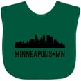 thumbnail image 3 of Inktastic Minneapolis Minnesota City Skyline Boys or Girls Baby Bib, 3 of 4
