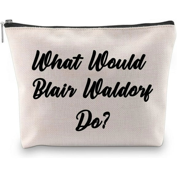 Zuo Bao Blair Waldorf Gift for Fans What Would Blair Waldorf Do Cosmetic Bag Best Friend Gift