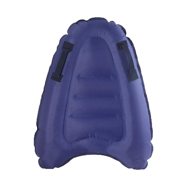 Tabla de surf inflable para niños, bodyboard inflable con asas, portátil de verano Azul