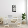 thumbnail image 2 of Stupell Industries Boho Fractal Pattern Study Abstract Painting Black Floater Framed Canvas Art Print Wall Art, 11 x 25, 2 of 9