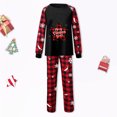thumbnail image 2 of Odeerbi Matching Family Christmas Pajamas Sets Plaid PJs Milk Fiber Sleepwear Parent-Child Xmas Patchwork Printed Homewear Suits Round Neck 2025 Long Sleeve Two-piece Jammies Loungewear for Dad, 2 of 7