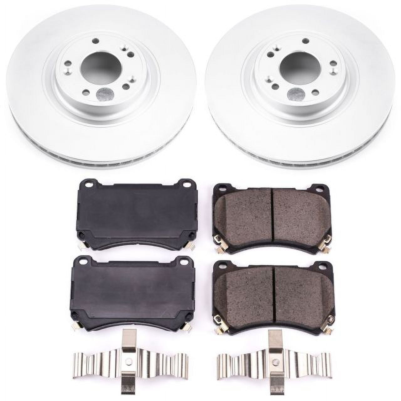 PowerStop Front Geomet Coated Brake Rotor and Pad Kit Fits: HYUNDAI Select Models CRK5843
