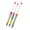 Fuchsia/Light Blue/Orange, variant on John Bead Super Cute Ombre Fuchsia Light Blue Orange Beadable Pen Kit, 3pcs