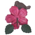 thumbnail image 3 of Gran jardín Estaca de pájaros y flores Jilguero Estaca rosa Estaca creativa de patio de hi Tooarts escultura de hierro, 3 of 7