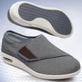thumbnail image 2 of Zapatos ortopédicos para caminar para personas mayores, suaves y cómodos, con ajuste ancho y transpirables, con cierre de velcro, 2 of 4
