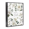 thumbnail image 2 of Stupell Industries Traditional Floral Walk By Faith Black Framed Giclee Art, 11 x 14, by Nan, 2 of 8