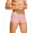 thumbnail image 2 of PEASKJP Big and Tall Underpants Mens Boxer Briefs Cotton Stretch Underwear for Men (Red,M), 2 of 4