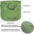 thumbnail image 5 of Bolsa de hojas de jardín, bolsa de abono, contenedor de hojas de jardín, cubo de basura para exterior plegable, bolsas de almacenamiento para el hogar, 5 of 5