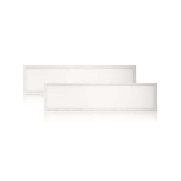 2 Pack 1X4 Ft 36W LED Back-Lit Flat Panel Light - 5000K CCT