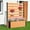 Solid Wood, variant on MOPHOTO Wood Fence Panels 38" W x 60" H Outdoor Fence Privacy Screen,Air Conditioner Fence Trash Can Fence Pool Equipment Enclosure Fence,Fence Panels for Outside with Metal Stakes,1 Panels
