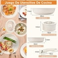 thumbnail image 4 of Batería de Cocina 5 Piezas, Sartenes y Ollas Antiadherentes con Mango Desmontable  Incluye Sartén, Wok, Cacerola  Compatible con Inducción/Gas/Eléctrico  Sin PFOA/PFOS, 4 of 9