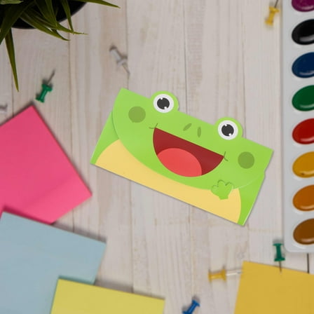 Hemoton 20pcs Blank Frog Cards Funny Birthday Card Assortment Cute Lovely Greeting Cards Kids Birthday Cards Cute Animal Postcards