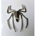 thumbnail image 4 of Juego de 4 piezas de pegatinas estereoscópicas de araña metálica, pegatinas creativas, decoración de calcomanías a rayas (negro, rojo, dorado, Color plateado) TUNC Sencillez, 4 of 5