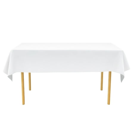 

xinqinghao tablecloths disposable table covers 54 x 108 inches shower cover white