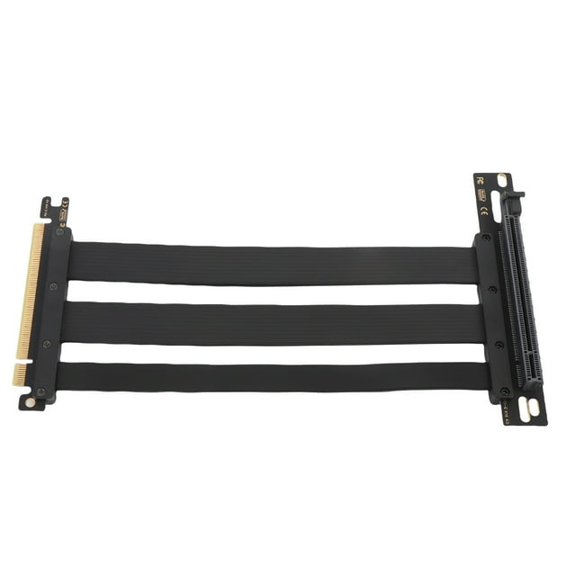 PCI E 4.0 X16 High Speed Flexible Extender Card, PCI Express 4.0 X16 GPU Riser Cable with Cable Protector for RTX 4090 Ti 8900 XT Gaming AI Applications