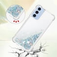 thumbnail image 4 of Case for Samsung Galaxy A15 5G Case Glitter Liquid Cute Clear Phone Case Floating Quicksand Shockproof Protective Bumper Soft TPU Case for Samsung Galaxy A15 5G Love Sliver YB, 4 of 14